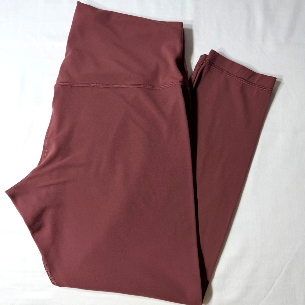 Lululemon Align High-Rise Pant 25 Mauve Terracotta Leggings Size 14 LW5DPQS
